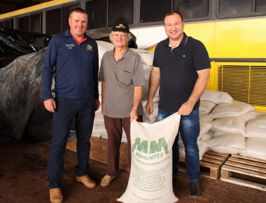 Com aumento no repasse, 216 produtores recebem sementes de aveia